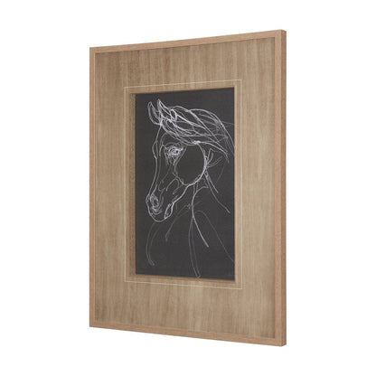 Mercana - Arabian Dark II by Mercana Studio a Hand Embellished Textured Framed Art Print Matted under Glass - 14273 view 2