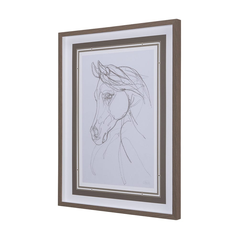 Mercana - Arabian II by Mercana Studio a Hand Embellished Textured Framed Art Print Matted under Glass - 14304 view 2