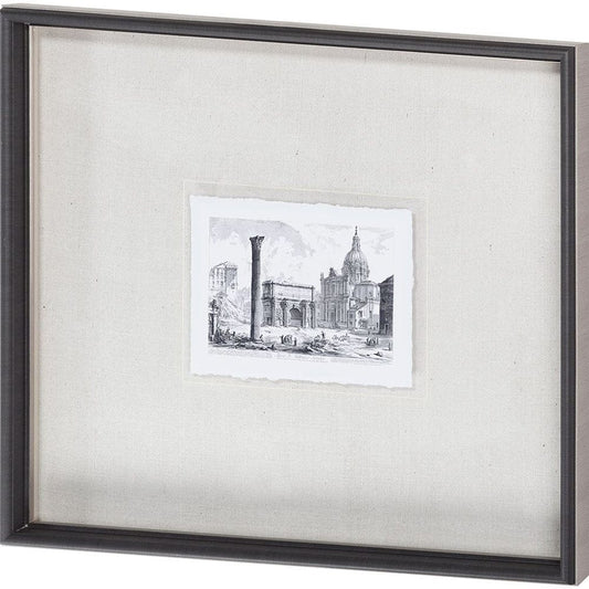 Mercana - Arco de Settimo Severo MC by Piranesi a Framed Art Print Matted under Glass - 9586 view 1