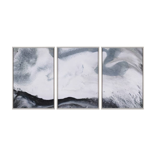 Mercana - Are One I Set 3 by Gabrielle Crawford a Hand Embellished Textured Framed Canvas - 101330-FL view 1