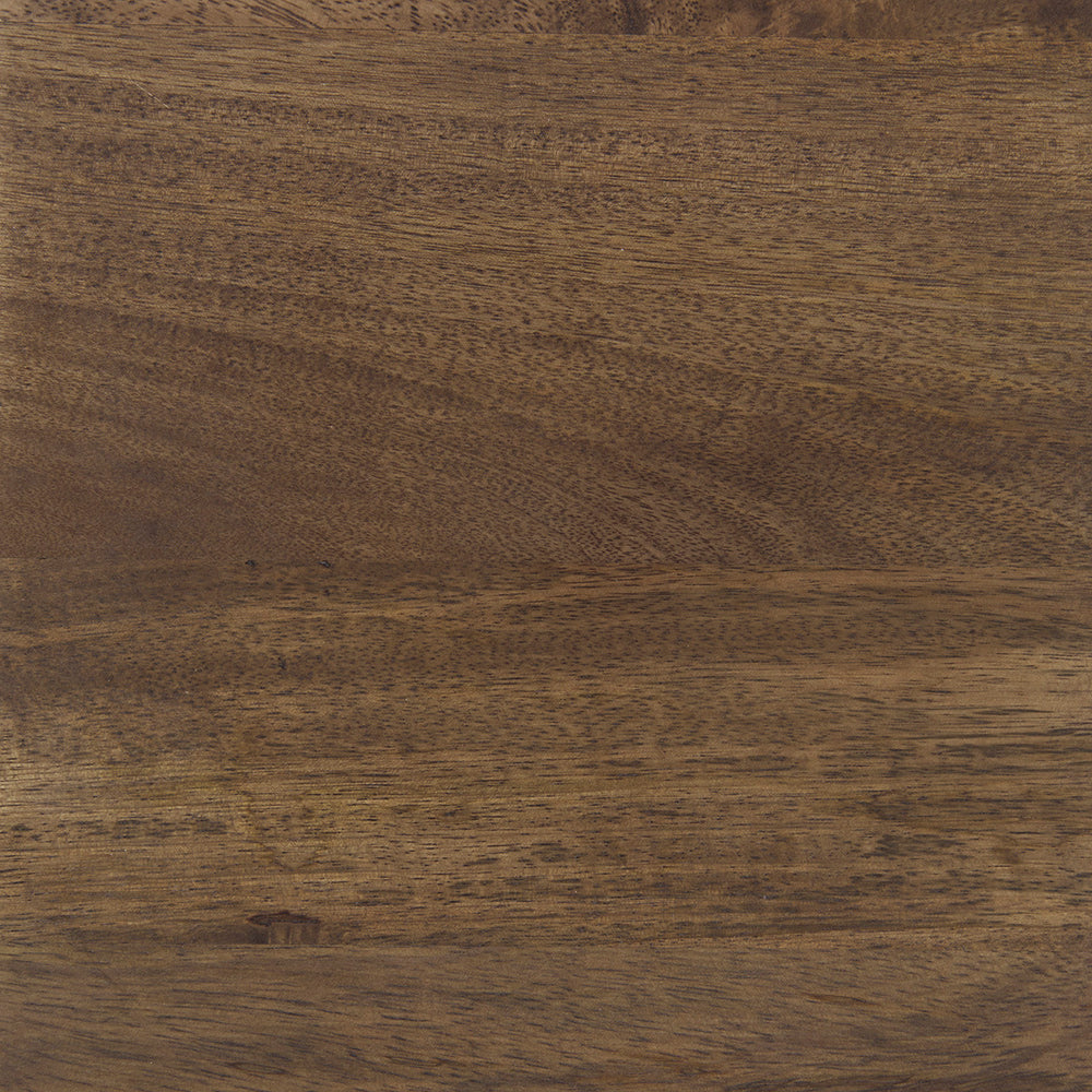 Mercana - Arelius 20L x 18W x 26H Medium Brown Wood W/ Black Metal Frame End/Side Table - 69302 view 9