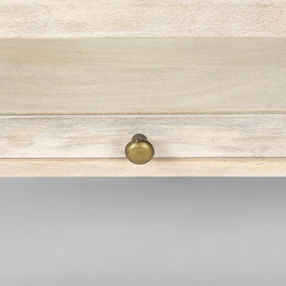 Mercana - Arelius 42L x 42W x 15H White Wood W/ Gold Metal Base Square Display Coffee Table - 69298_CLOSEOUT view 6