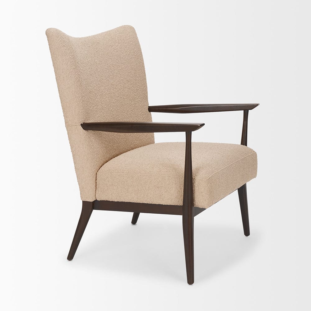 Mercana - Argent Beige Boucle Accent Chair - 70426 view 6