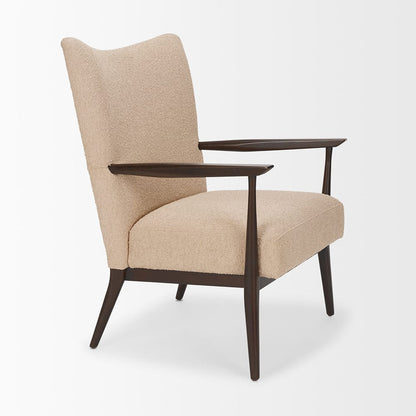 Mercana - Argent Beige Boucle Accent Chair - 70426 view 6