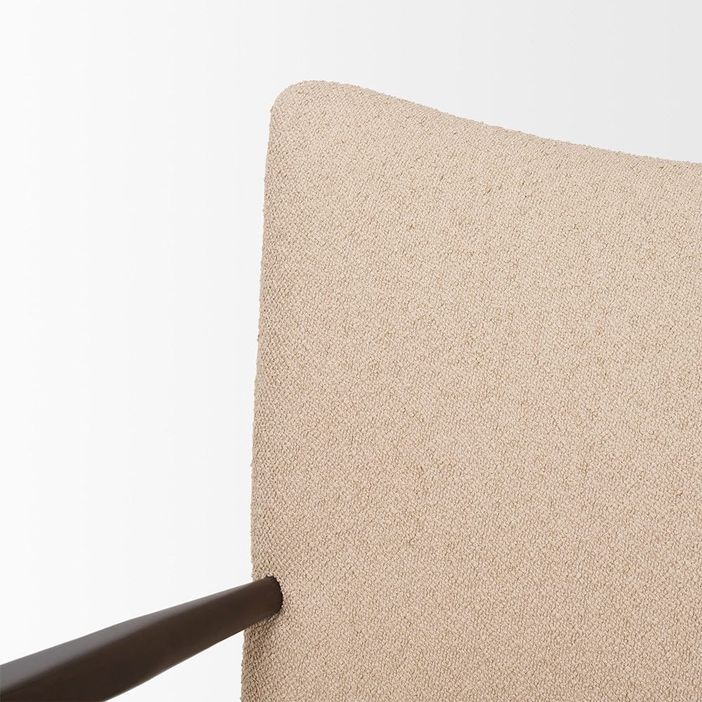 Mercana - Argent Beige Boucle Accent Chair - 70426 view 7