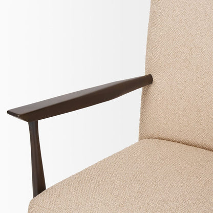 Mercana - Argent Beige Boucle Accent Chair - 70426 view 8