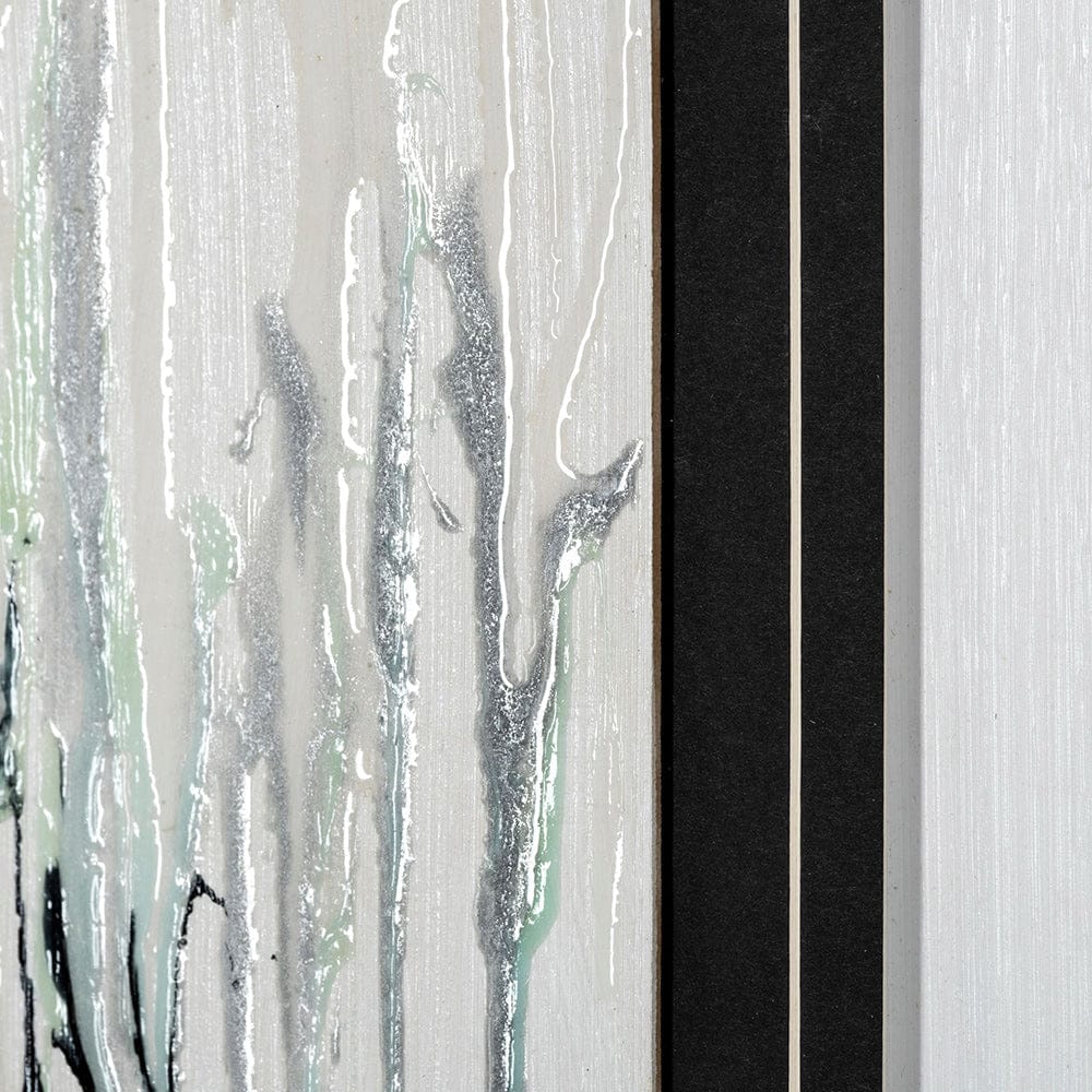 Mercana - Argentiferous by Studio M a handmade Original Framed Artwork under Glass - 12992 view 5
