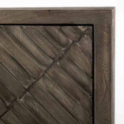 Mercana - Argyle I 36L x 16W Dark Brown And Metal 2 Door Accent Cabinet - 67541 view 6