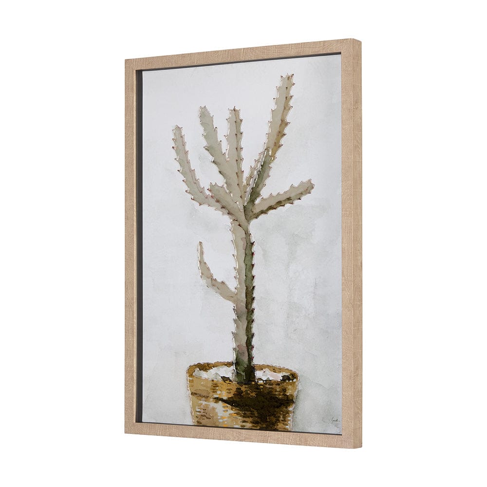Mercana - Arid Solitude I by Mercana Studio a Hand Embellished Textured Framed Art Print Matted under Glass - 14497 view 2