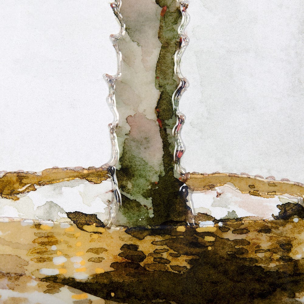 Mercana - Arid Solitude I by Mercana Studio a Hand Embellished Textured Framed Art Print Matted under Glass - 14497 view 6