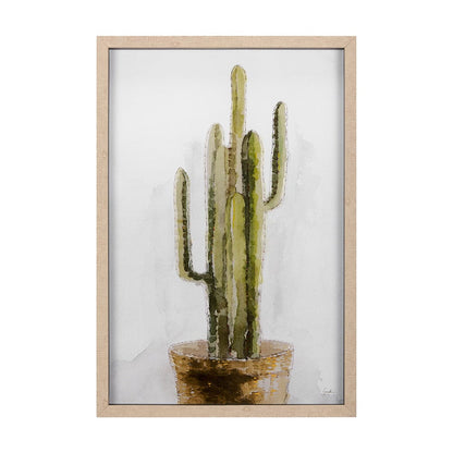 Mercana - Arid Solitude II by Mercana Studio a Hand Embellished Textured Framed Art Print Matted under Glass - 14498 view 1