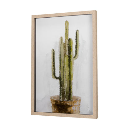 Mercana - Arid Solitude II by Mercana Studio a Hand Embellished Textured Framed Art Print Matted under Glass - 14498 view 2