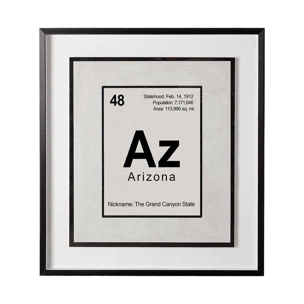 Mercana - Arizona by Glartlab a Hand Embellished Textured Framed Art Print Matted under Glass - 13225 view 1
