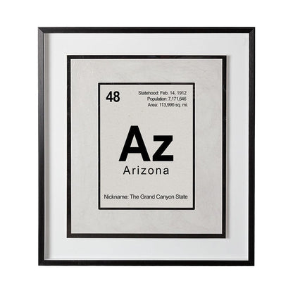 Mercana - Arizona by Glartlab a Hand Embellished Textured Framed Art Print Matted under Glass - 13225 view 1