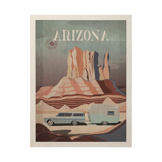 Mercana - Arizona Go USA L by Mercana Studio a Hand Embellished Decograph Framed Art Print - 13585 view 1