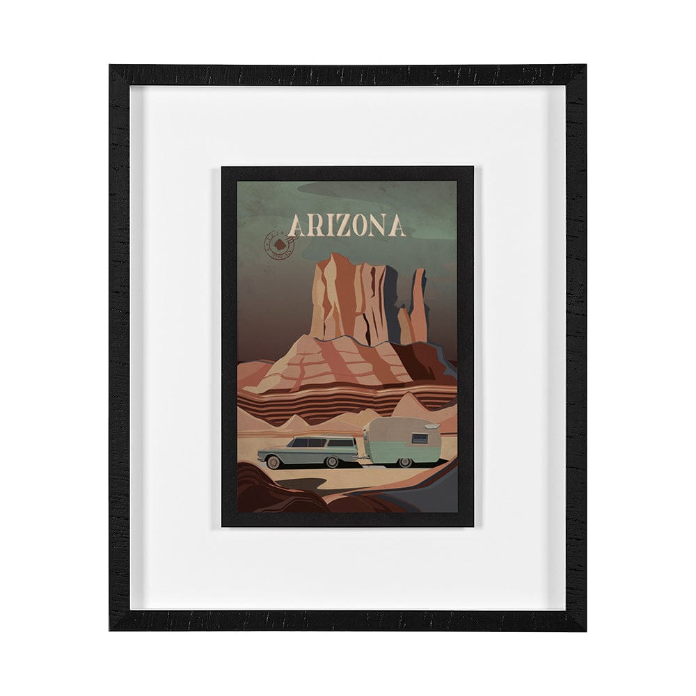 Mercana - Arizona Go USA M by Mercana Studio a Framed Art Print Matted under Glass - 13502 view 1