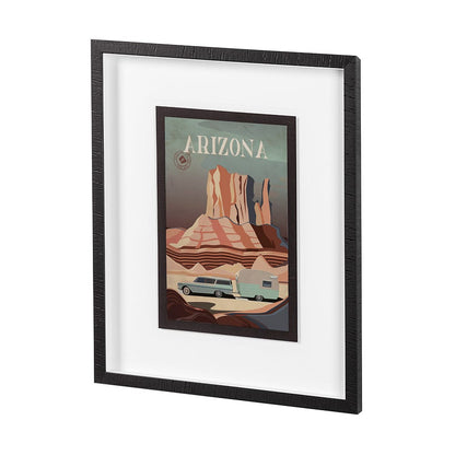 Mercana - Arizona Go USA M by Mercana Studio a Framed Art Print Matted under Glass - 13502 view 2
