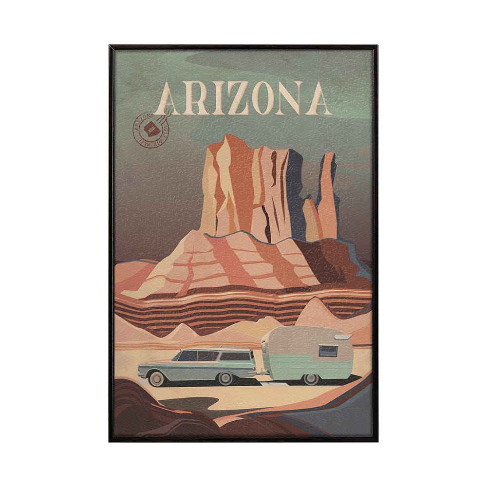 Mercana - Arizona Go USA SM by Mercana Studio a Hand Embellished Decograph Framed Art Print - 13657 view 1