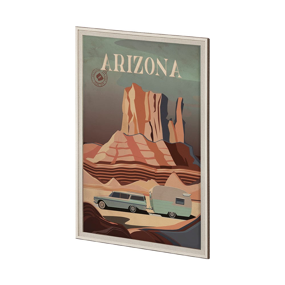 Mercana - Arizona Go USA XL by Mercana Studio a Hand Embellished Decograph Framed Art Print under Glass - 13498 view 3