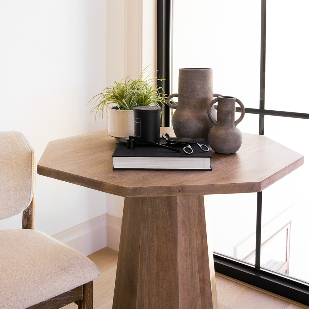 Mercana - Armani 10.4H Brown-Gray Double Ear Ceramic Vase - 70076 view 11