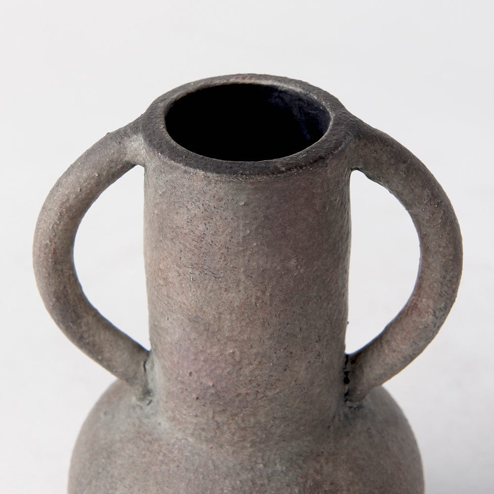 Mercana - Armani 6.7H Brown-Gray Double Ear Vase - 70077 view 5
