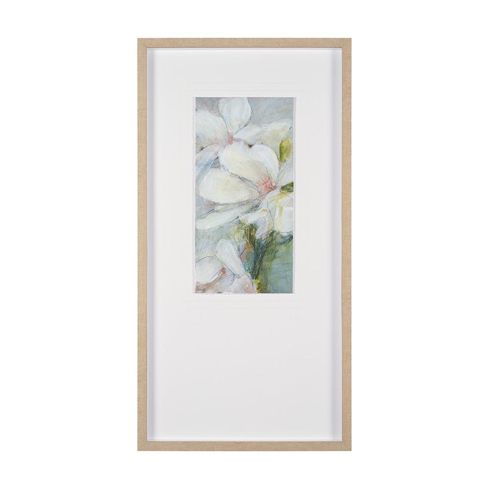Mercana - Aromatic Magnolia by Mercana Studio a Hand Embellished Framed Art Print Matted under Glass - 15637 view 1