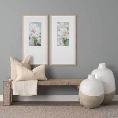 Mercana - Aromatic Magnolia by Mercana Studio a Hand Embellished Framed Art Print Matted under Glass - 15637 view 8