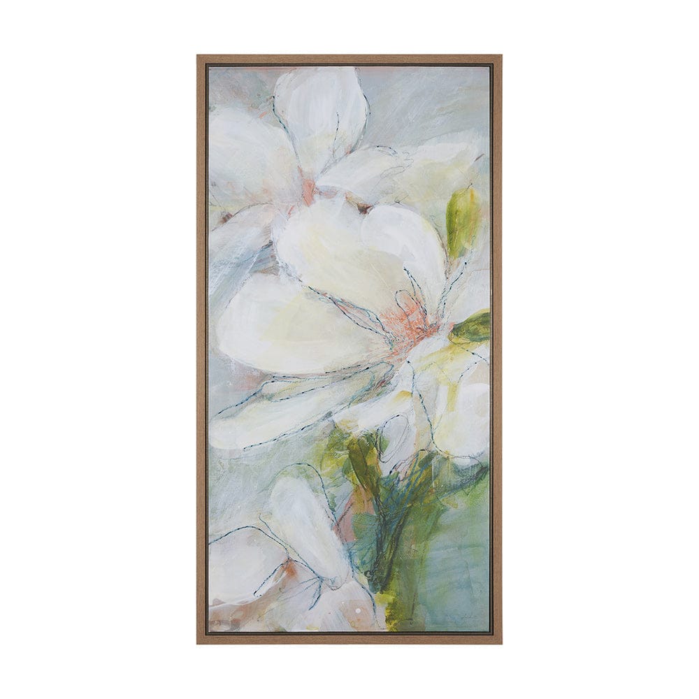 Mercana - Aromatic Magnolia by Mercana Studio a Hand Embellished Textured Framed Canvas - 102650-FL view 1