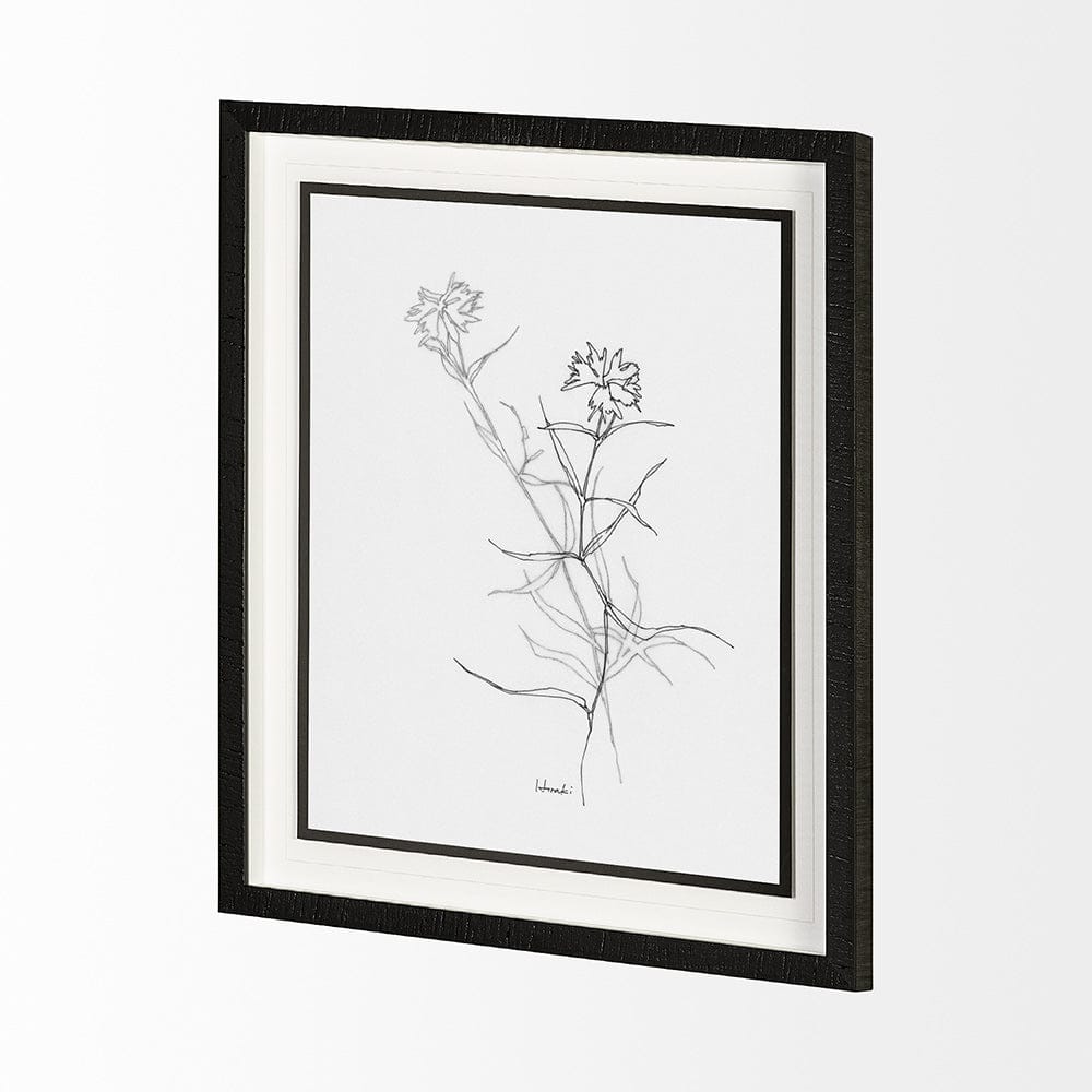 Mercana - Arrangement II by Hiraki a Framed Art Print Matted under Glass - 13450 view 3