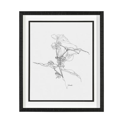 Mercana - Arrangement III by Hiraki a Framed Art Print Matted under Glass - 13451 view 1
