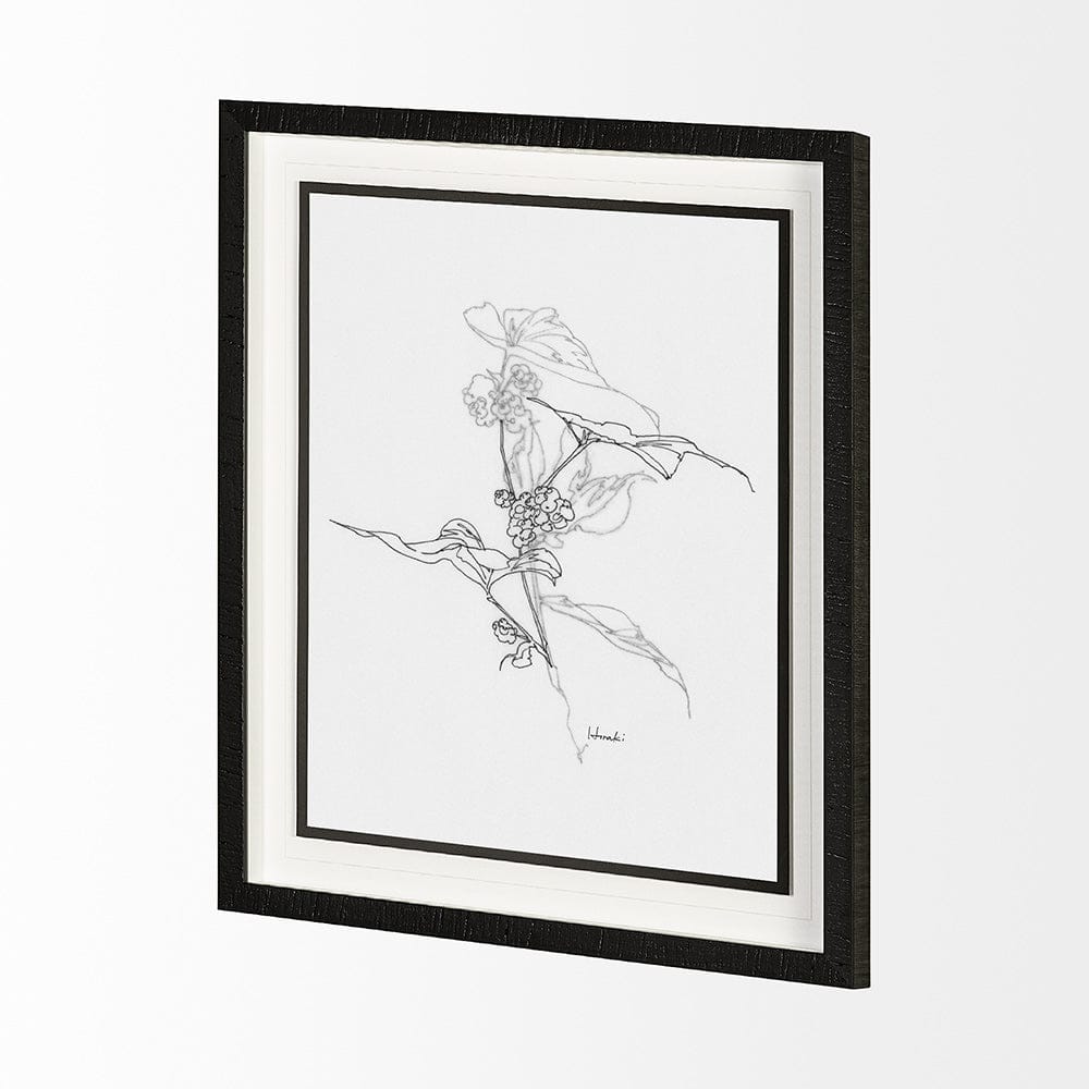 Mercana - Arrangement III by Hiraki a Framed Art Print Matted under Glass - 13451 view 3