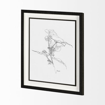 Mercana - Arrangement III by Hiraki a Framed Art Print Matted under Glass - 13451 view 3