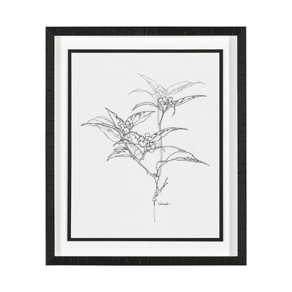 Mercana - Arrangement IV by Hiraki a Framed Art Print Matted under Glass - 13452 view 1