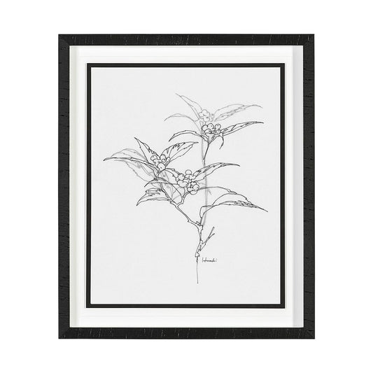 Mercana - Arrangement IV by Hiraki a Framed Art Print Matted under Glass - 13452 view 1