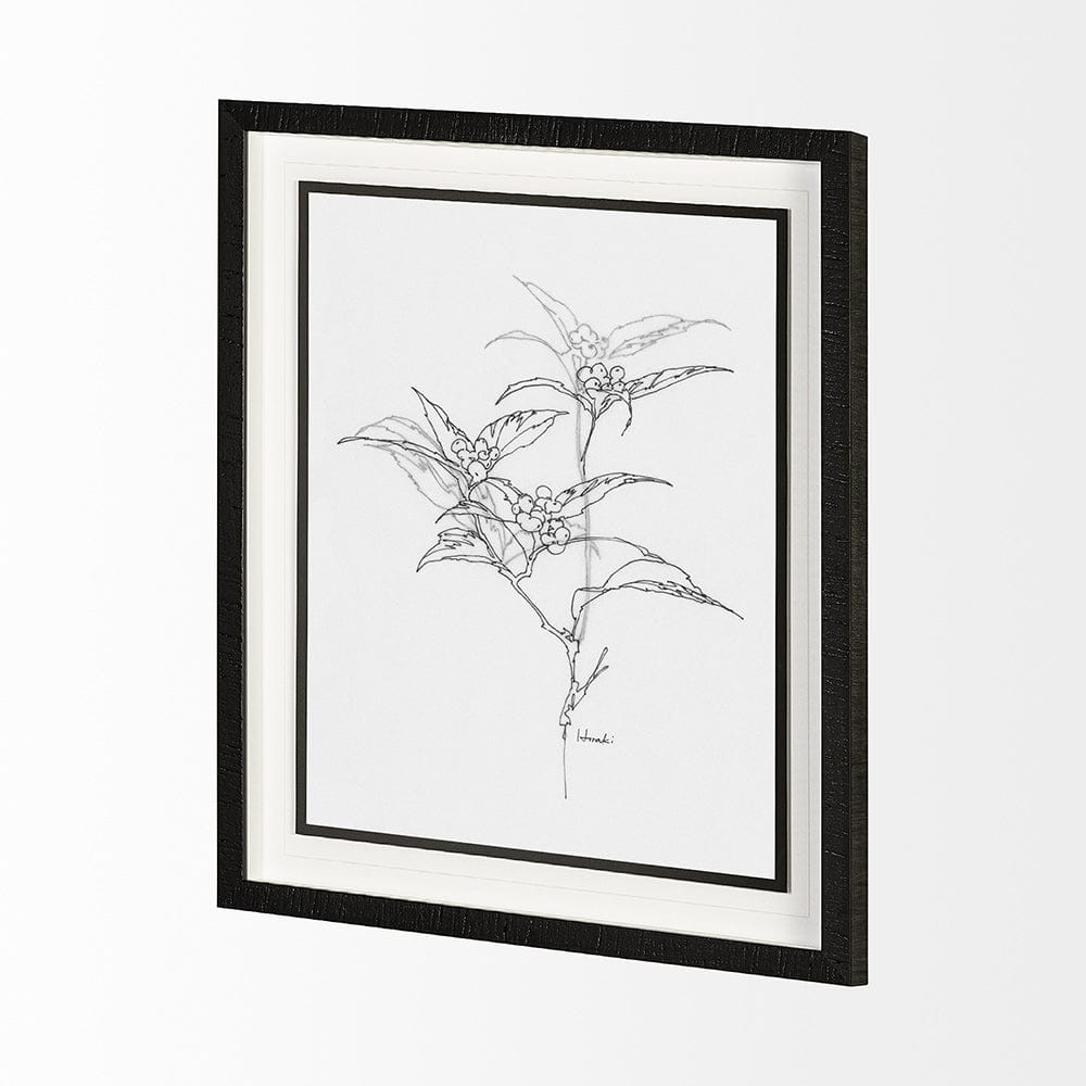 Mercana - Arrangement IV by Hiraki a Framed Art Print Matted under Glass - 13452 view 3