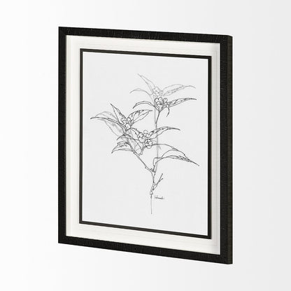 Mercana - Arrangement IV by Hiraki a Framed Art Print Matted under Glass - 13452 view 3