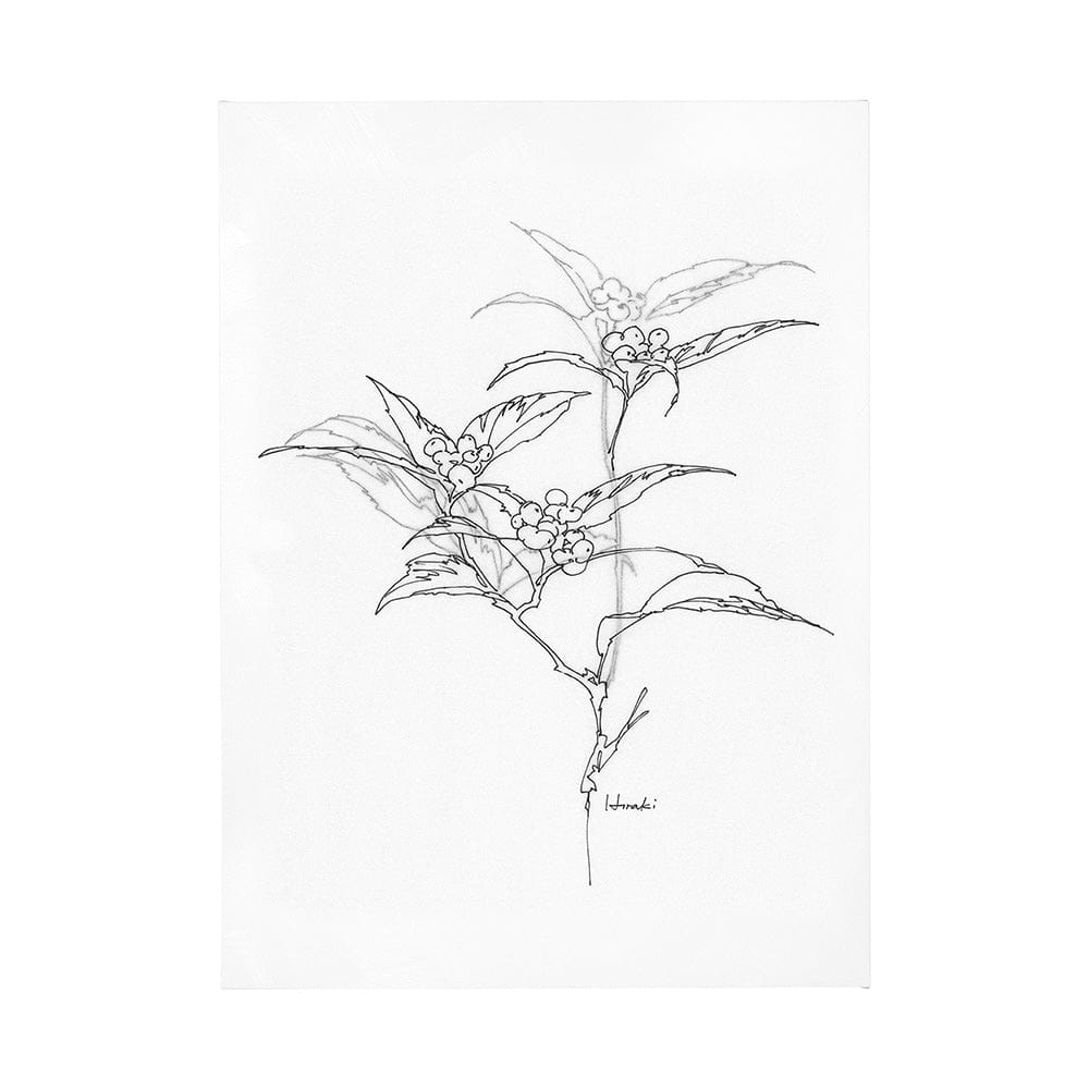 Mercana - Arrangement IV by Hiraki a Hand Embellished Textured Canvas - 101823-L view 1