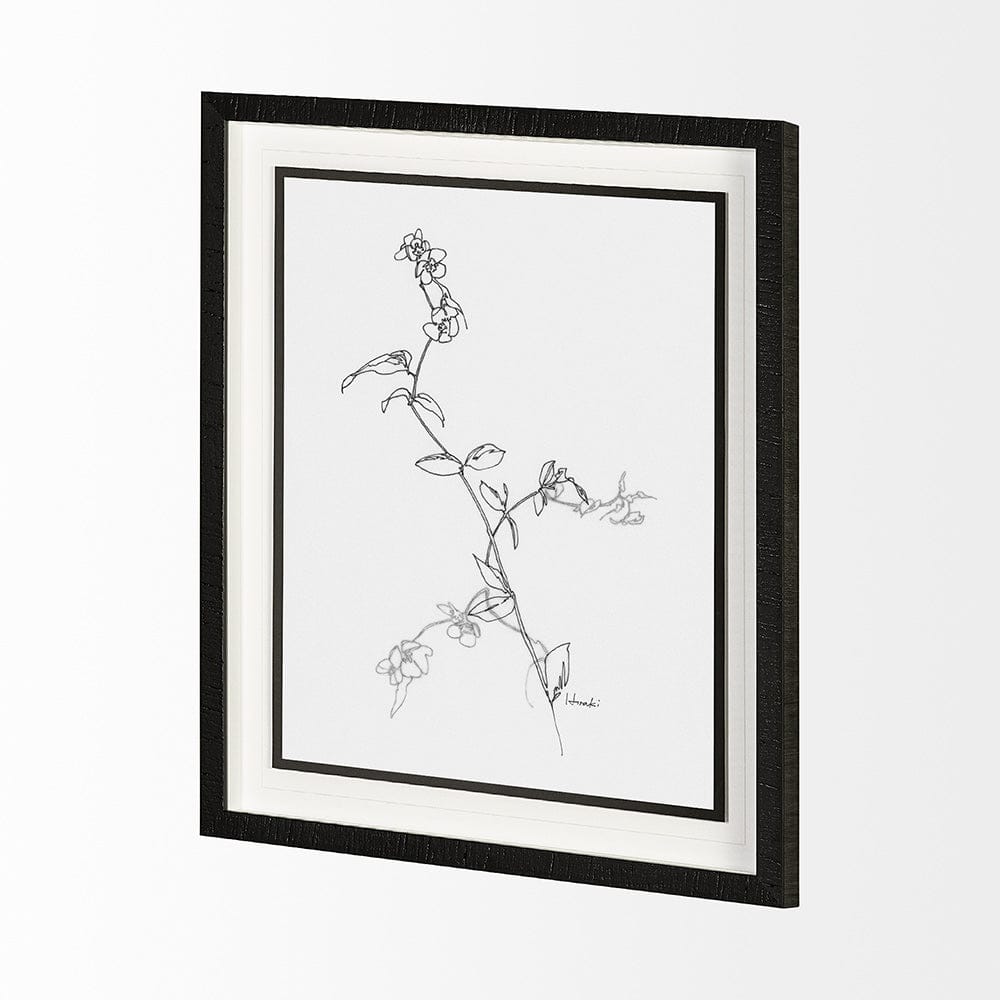 Mercana - Arrangement V by Hiraki a Framed Art Print Matted under Glass - 13453 view 3