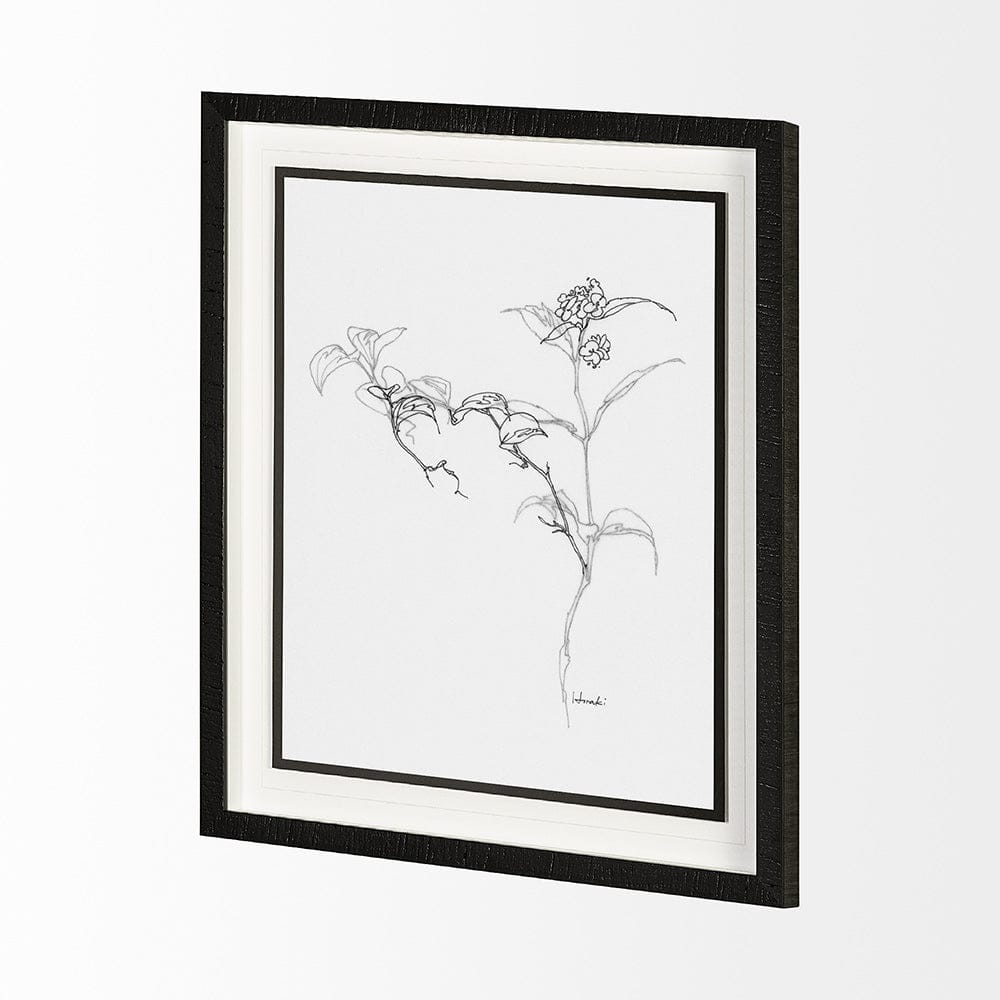 Mercana - Arrangement VI by Hiraki a Framed Art Print Matted under Glass - 13454 view 3