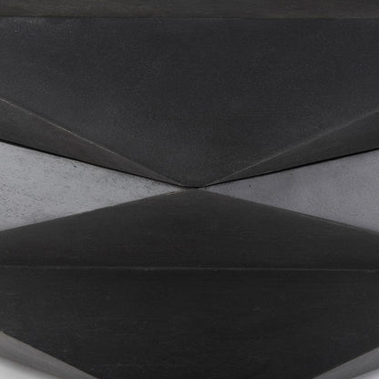 Mercana - Arreto Black Solid Wood Hexagonal Storage Coffee Table - 69541 view 5