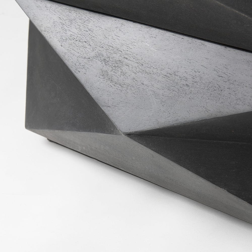 Mercana - Arreto Black Solid Wood Hexagonal Storage Coffee Table - 69541 view 8