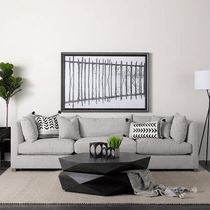 Mercana - Arreto Black Solid Wood Hexagonal Storage Coffee Table - 69541 view 10