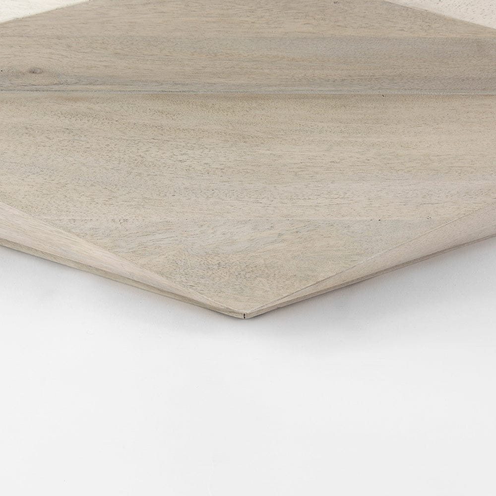 Mercana - Arreto Natural Solid Wood Hexagonal Storage Coffee Table - 69542 view 8
