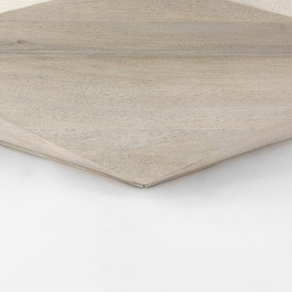 Mercana - Arreto Natural Solid Wood Hexagonal Storage Coffee Table - 69542 view 8