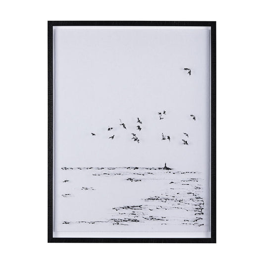 Mercana - Arriving I by Mercana Studio a Hand Embellished Textured Framed Art Print Matted under Glass - 14850 view 1