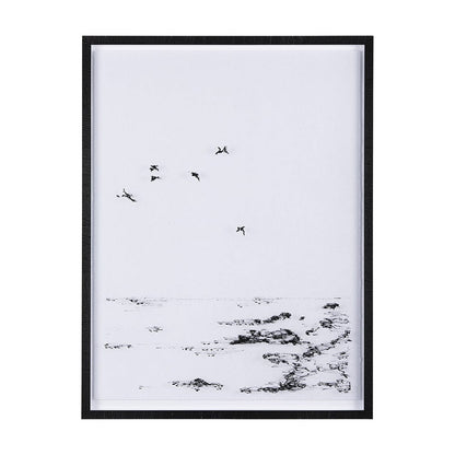 Mercana - Arriving II by Mercana Studio a Hand Embellished Textured Framed Art Print Matted under Glass - 14851 view 1