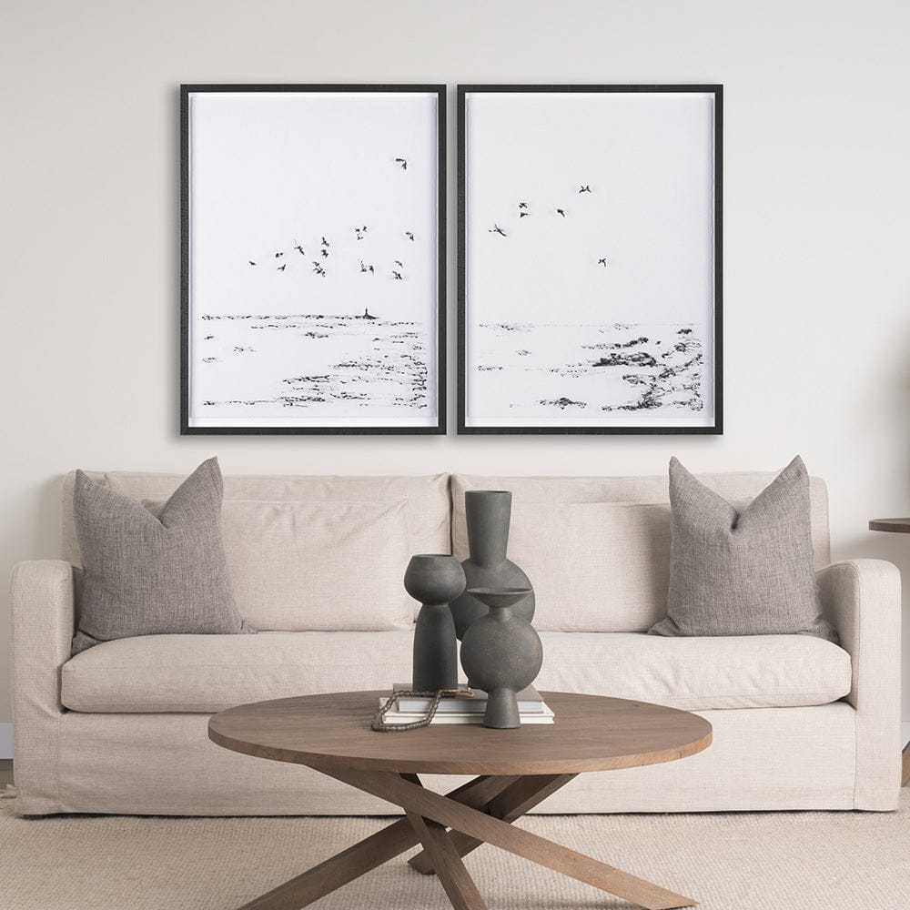 Mercana - Arriving II by Mercana Studio a Hand Embellished Textured Framed Art Print Matted under Glass - 14851 view 8
