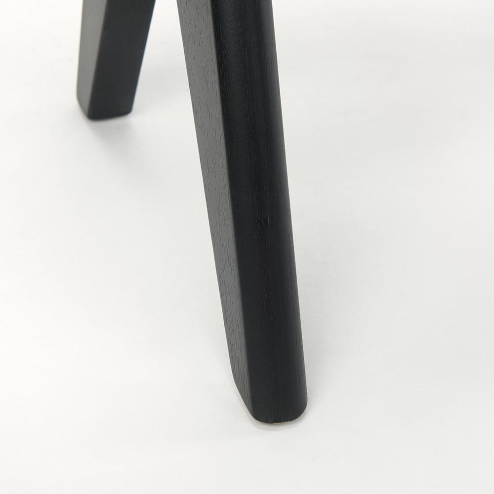 Mercana - Arvin 21.7L x 17.7W x 18.1H Black Wooden Stool - 70071 view 10