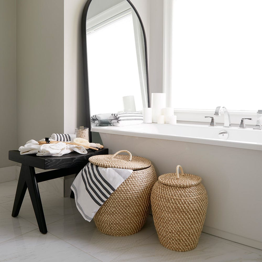 Mercana - Arvin 21.7L x 17.7W x 18.1H Black Wooden Stool - 70071 view 11