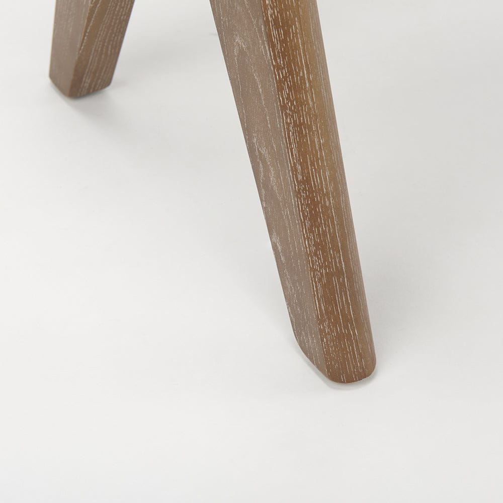 Mercana - Arvin 21.7L x 17.7W x 18.1H Medium Brown Wooden Stool - 70072 view 10